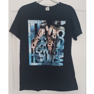 Tim McGraw Sundown Heaven Town Tour 2014 Concert T-shirt M Country Western Music